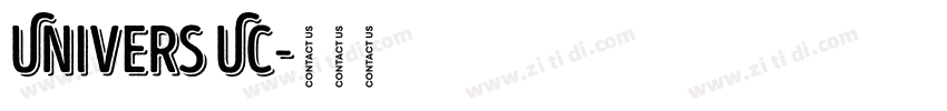 Univers UC字体转换